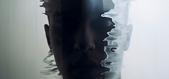 Cosa sono i pensieri intrusivi-volto di uomo sfigurato in bianco e nero Cosa sono i pensieri intrusivi-volto di uomo sfigurato in bianco e nero