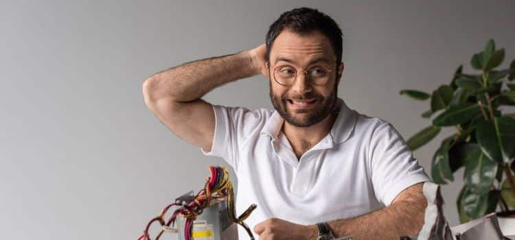 perfezionismo come scusa-uomo nasconde errore